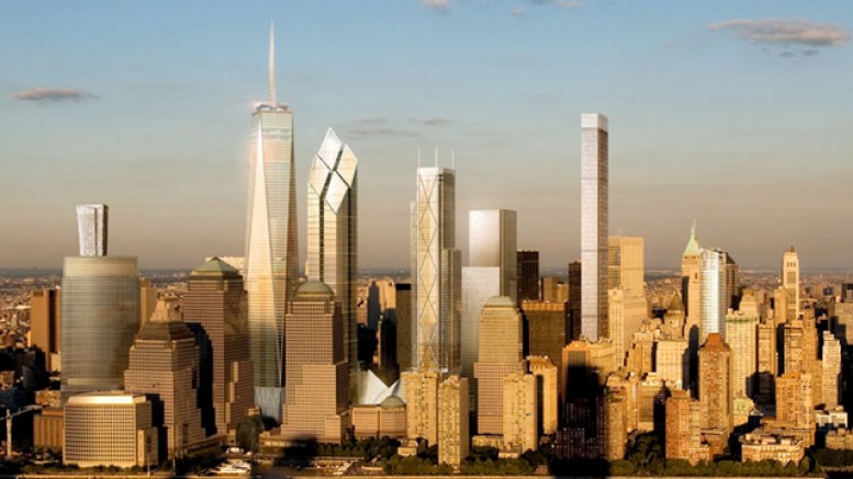 Future Lower Manhattan skyline