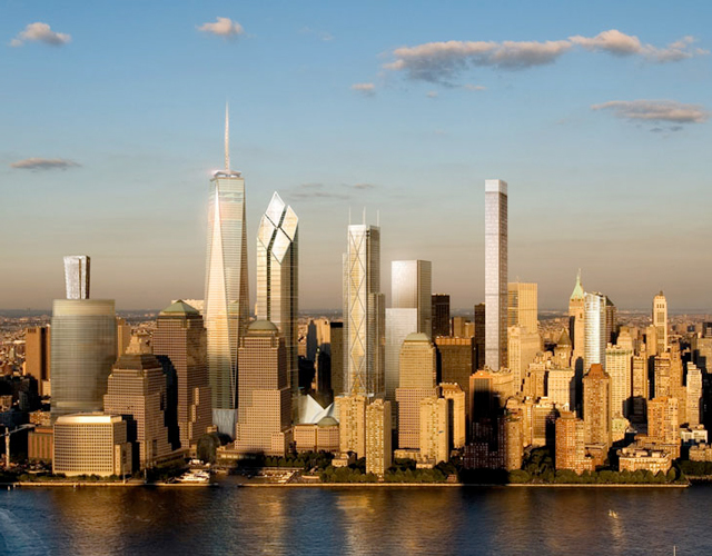 Future Lower Manhattan skyline