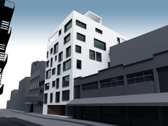 210 Pacific Street, rendering from Nava Companies