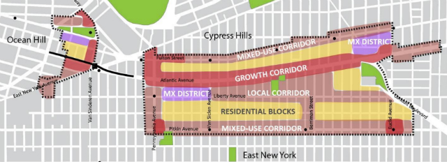 The administration's East New York rezoning proposal