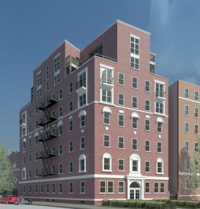 622 Ocean Parkway, rendering by Bojidar Kadiev Architect