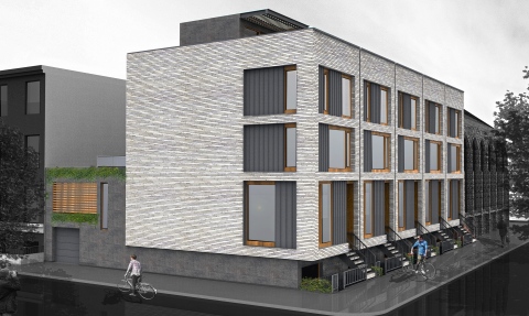 73-79 Bond Street/390 State Street townhouses, image from Ben Hansen Architect