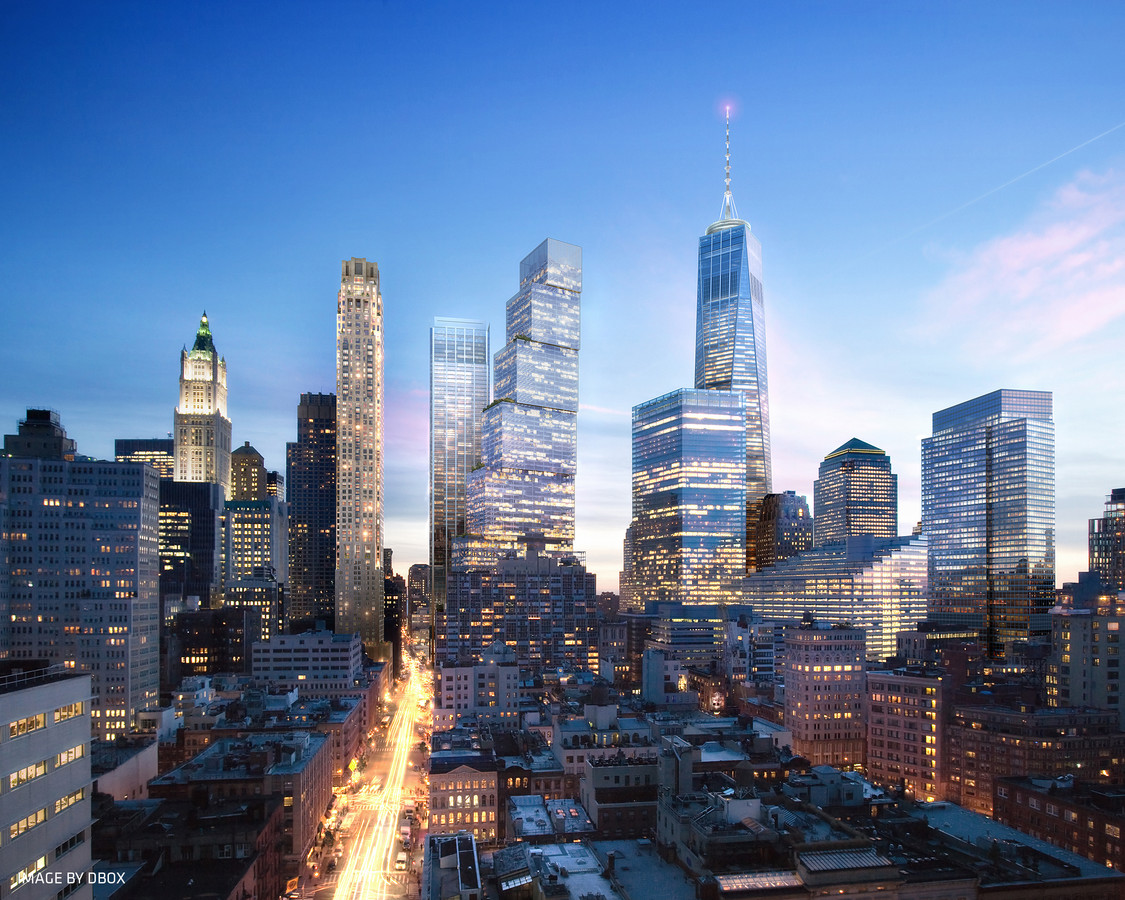 The new World Trade Center, image from Silverstein Properties