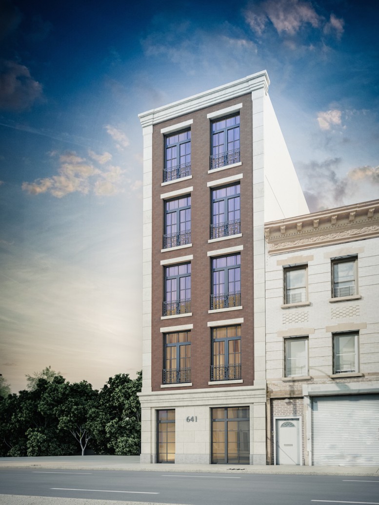 641 Dekalb Avenue, rendering by Issac and Stern
