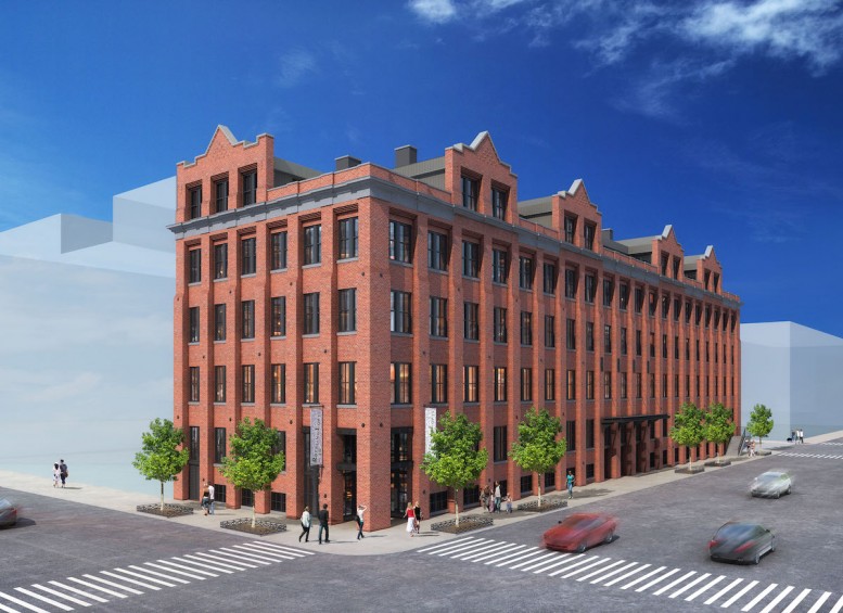 28 Roebling Street, rendering by Michael Muroff Architect