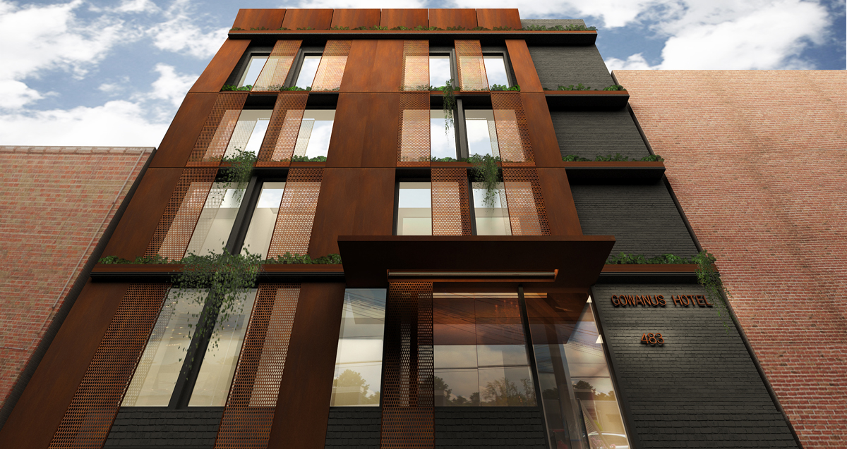 489 Baltic Street, rendering by Gradient Architecture Studio
