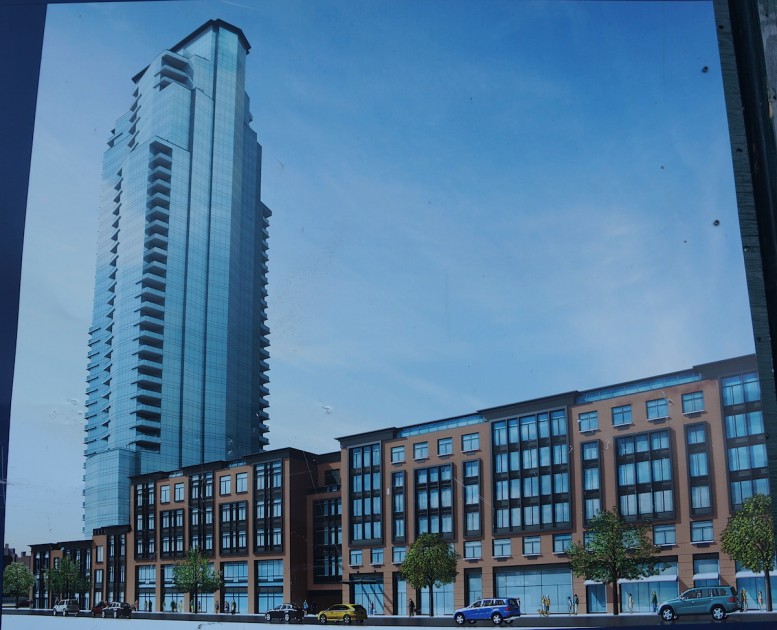Construction rendering for 10 Huron Street, or 145-155 West Street