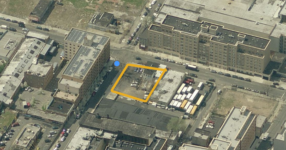 481 East 164th Street, image via Bing Maps