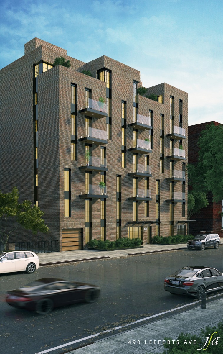 490 Lefferts Avenue, rendering by J Frankl Associates