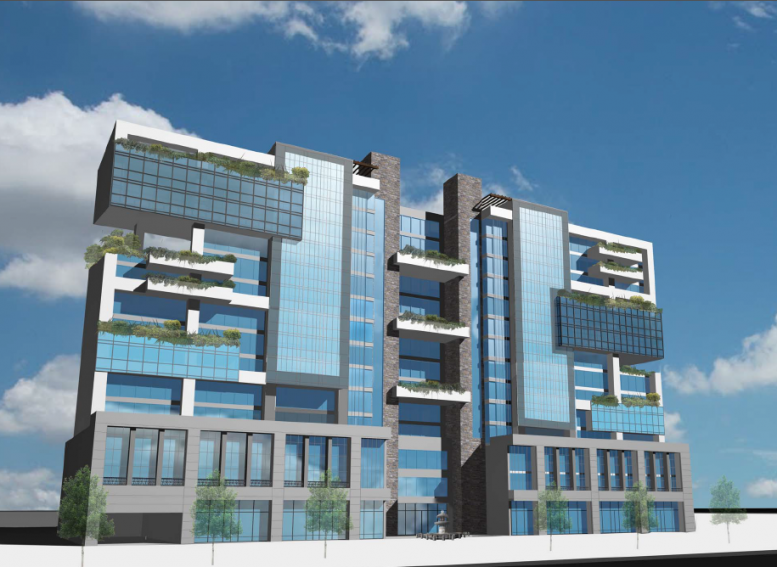 144-74 Northern Boulevard, rendering by Morali Architects