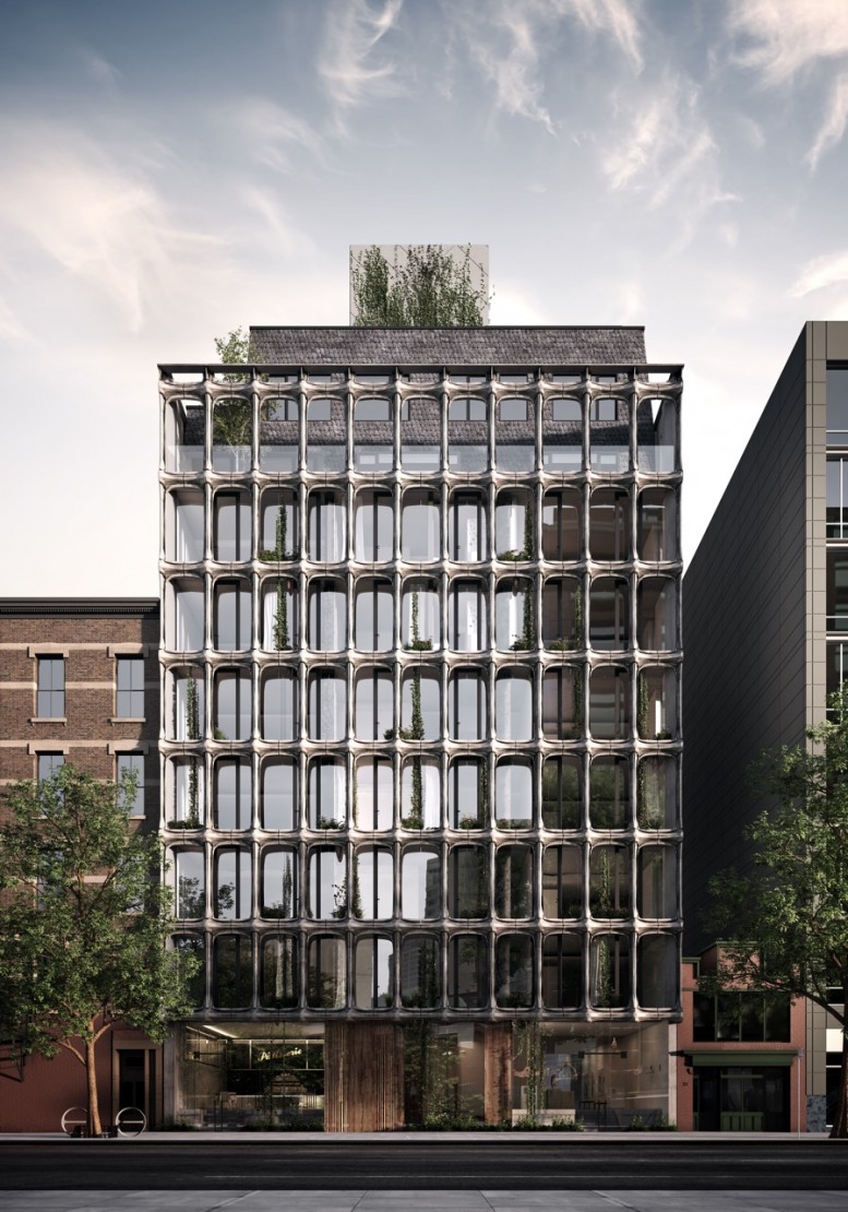 325 West Broadway, rendering via DDG