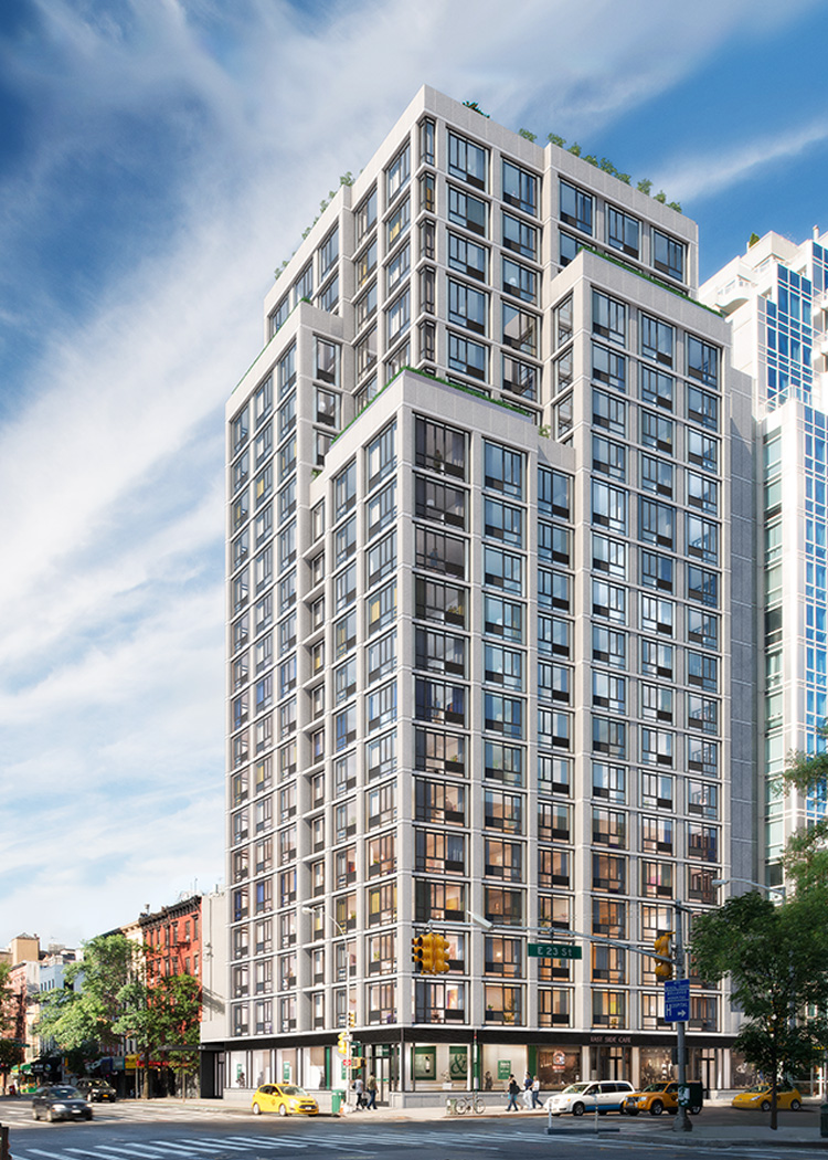 Rendering of 385 First Avenue via Magnum Real Estate Group