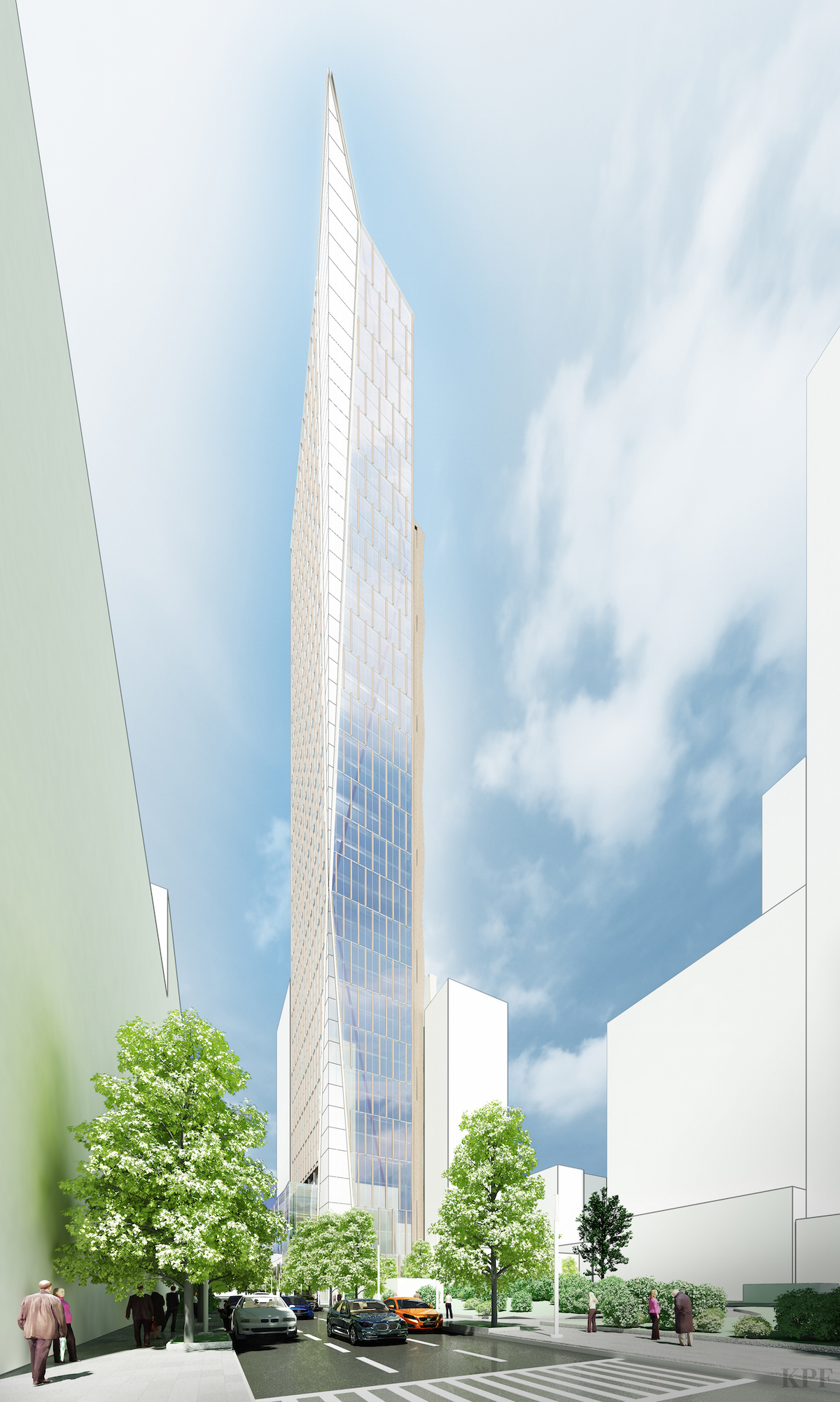 420 Albee Square, rendering by KPF