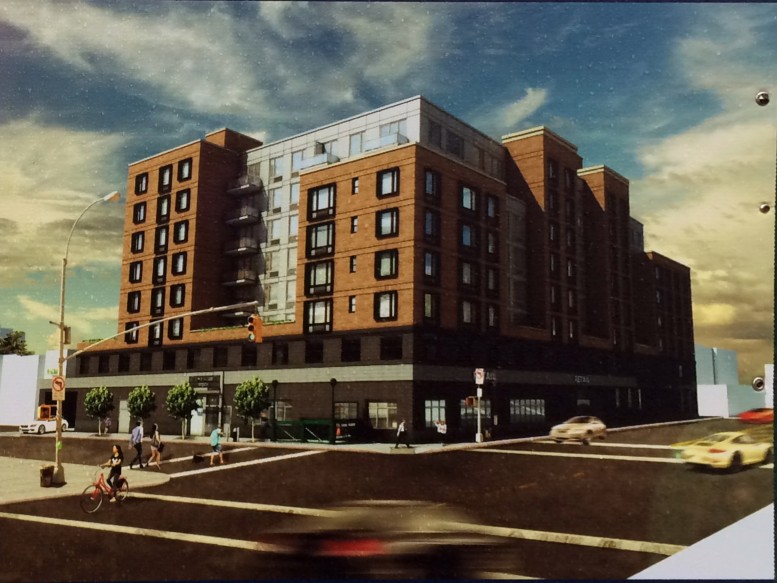Rendering on site at 178-02 Hillside Avenue. Via tipster David Baruch.