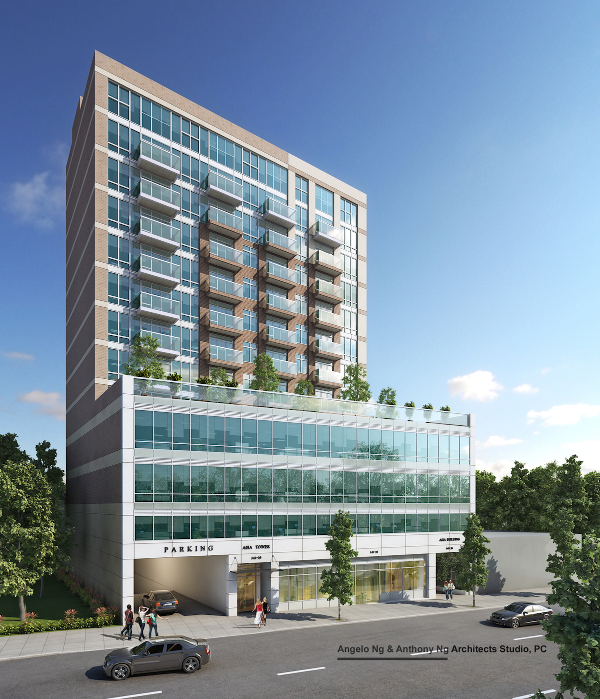 141-26 Northern Boulevard, rendering by Architects Studio