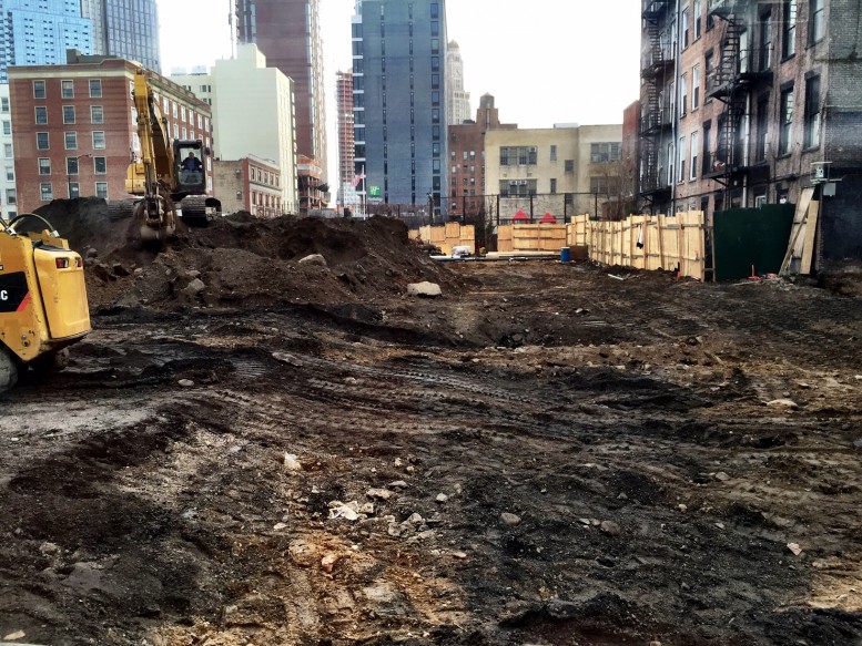 Work being done at 61 Bond Street in Brooklyn. Photo by Tectonic.