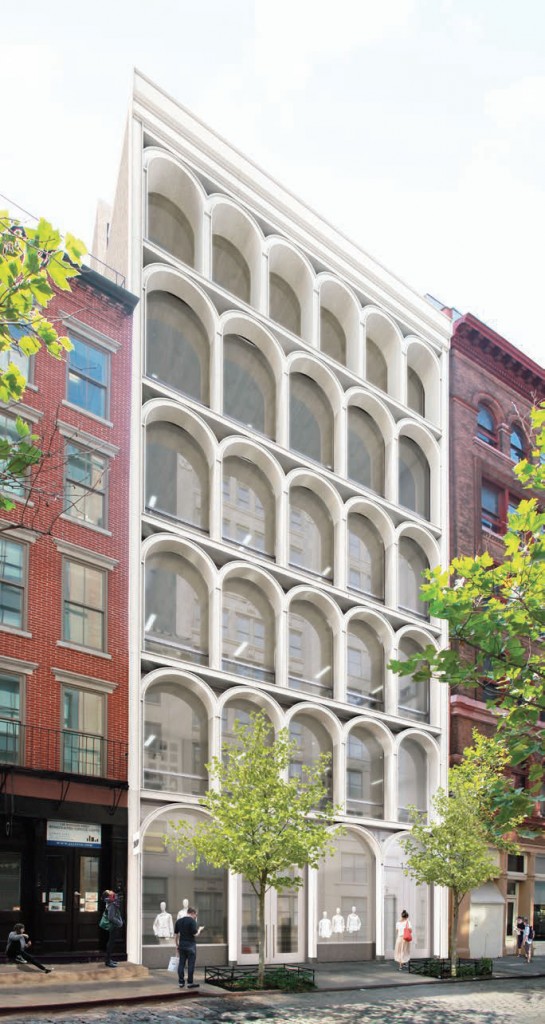 Proposed design for 134 Wooster Street.