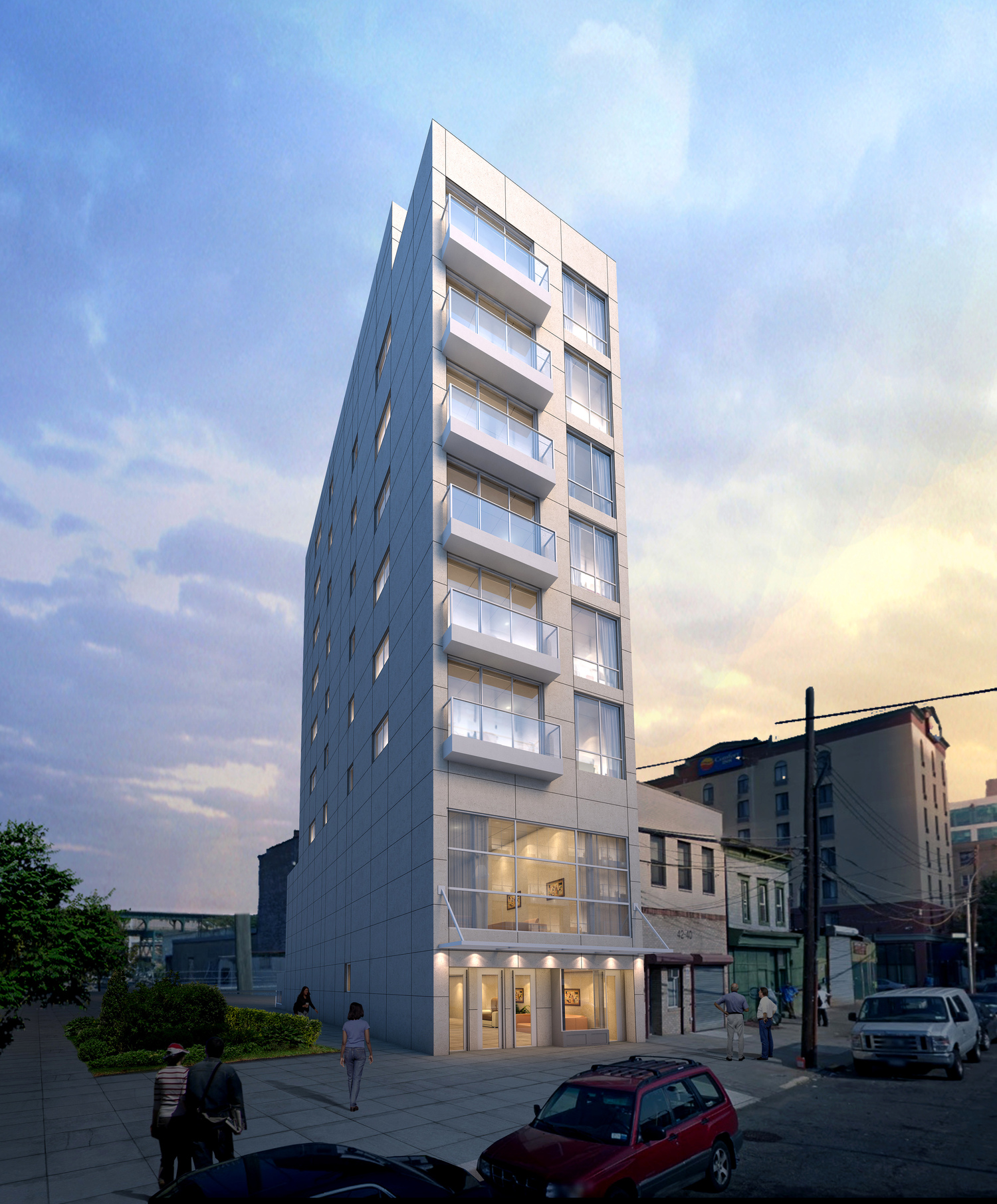 42-44 Crescent Street, rendering by Architects' Studio