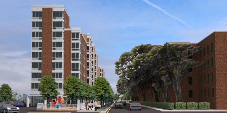 50-25 Barnett Avenue, rendering by MHG Architects via DCP
