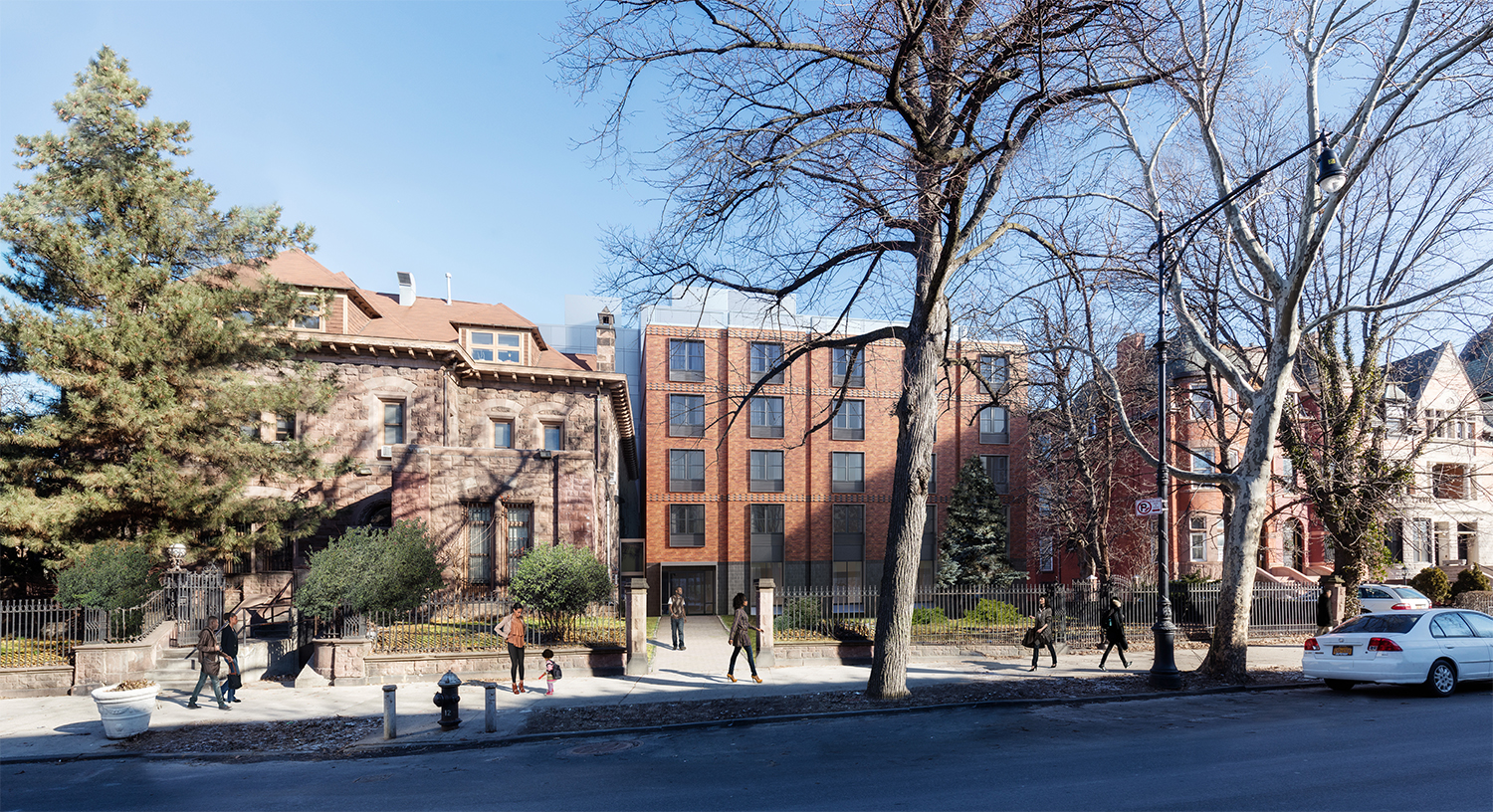 Proposal for 839 St. Marks Avenue, as seen from St. Marks Avenue