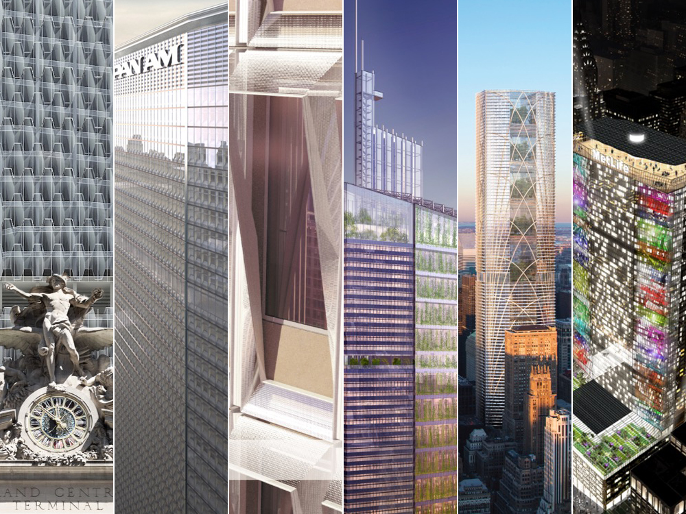 Finalists for the "Reimagine a New York City Icon" contest for the MetLife Building.