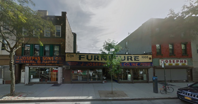 J. Josephs & Sons at 1052-1058 Manhattan Avenue in September 2015. image via Google Maps