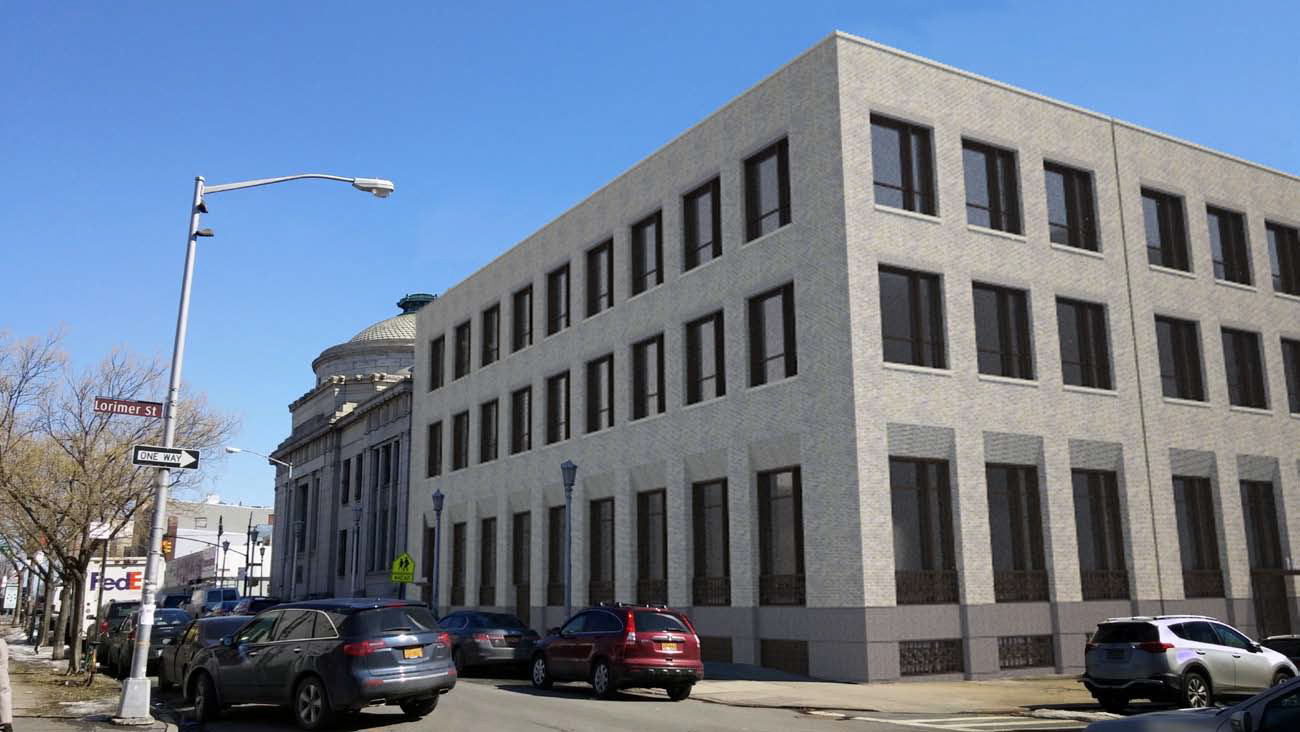 Greenpoint Savings Bank building annex, 807 Manhattan Avenue, proposed condition