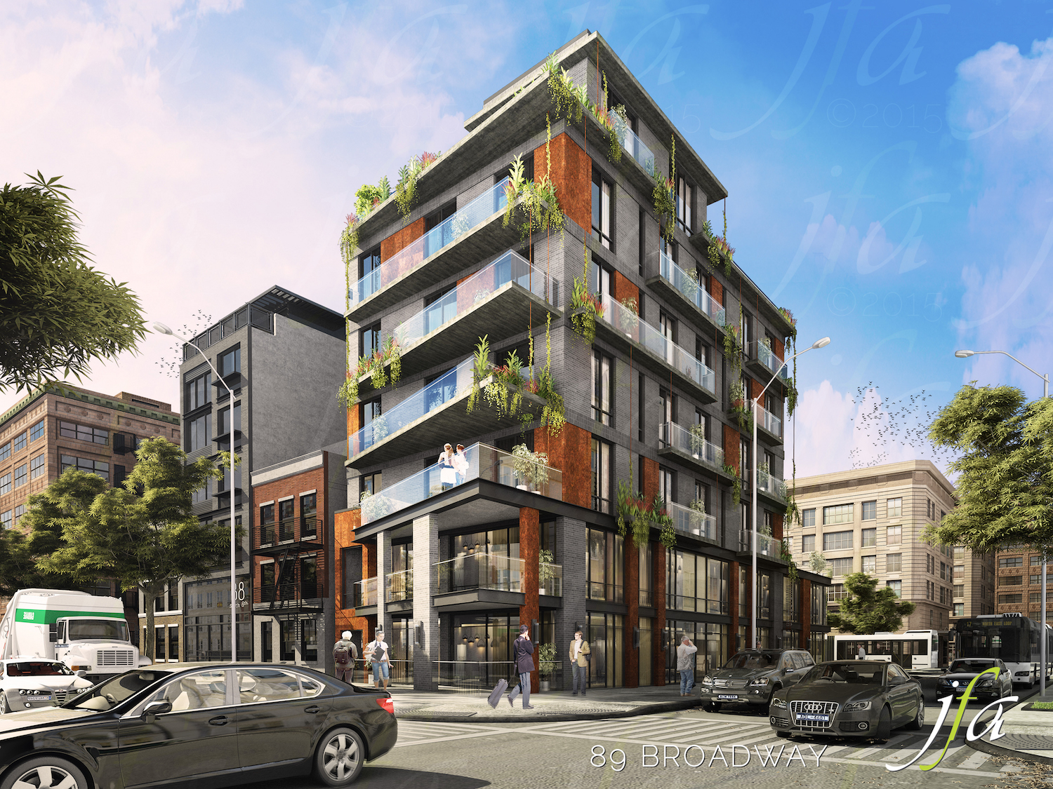 369 Berry Street, rendering by J Frankl Architects