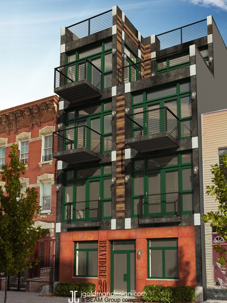 30 Belvedere Street, rendering by BEAM Group/ J Goodman Design