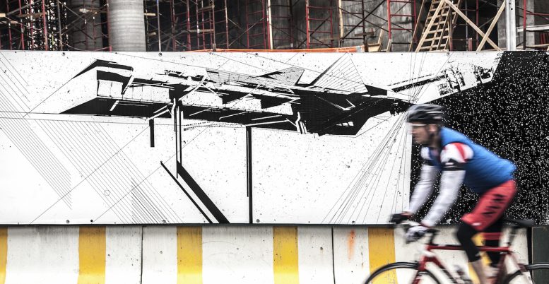 Margaret Inga Urias' mural at 250 South Street. photo by the artist