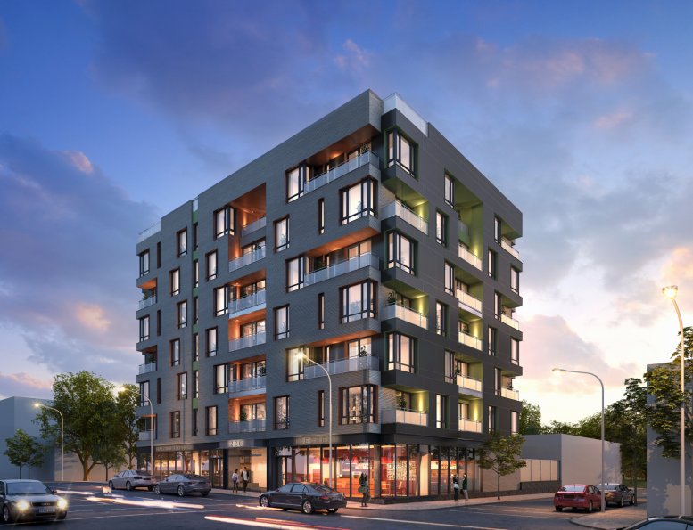 221 East 138th Street, rendering by Michael Muroff Architect