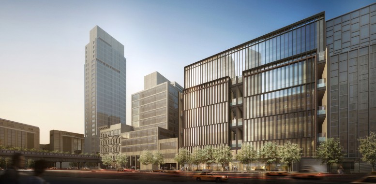 Soori High Line facade. All renderings by SCDA Architects