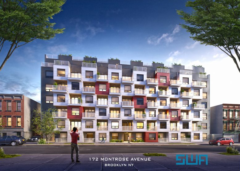 172 Montrose Avenue, rendering by Samuel Weider + Associates