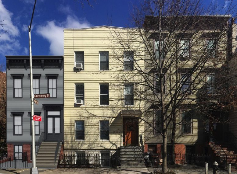 Proposed restoration of 218 Guernsey Street (seen at left)