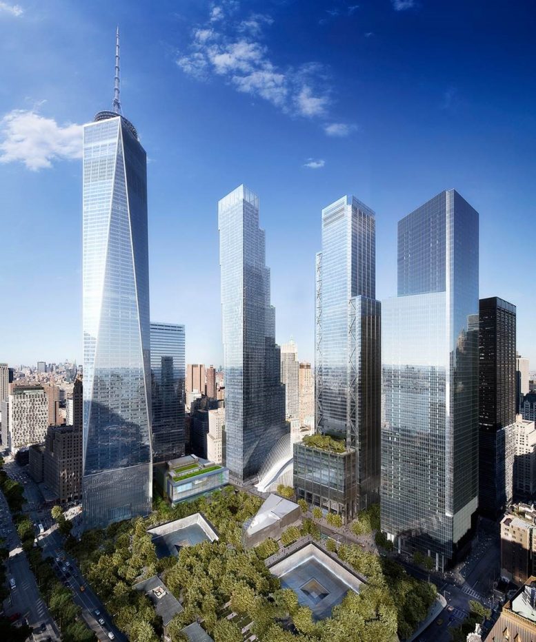 Rendering of the World Trade Center Performing Arts Center