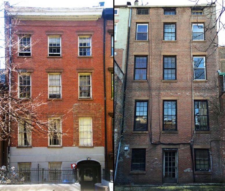 152 Henry Street, front and rear, existing conditions