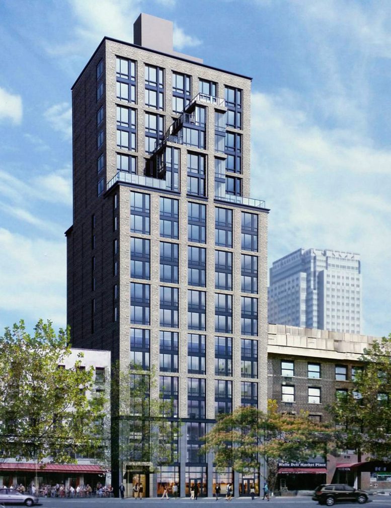 153 Remsen Street, rendering via Brownstoner, color-corrected by YIMBY