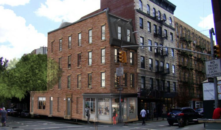 Current proposal for 327 Bleecker Street