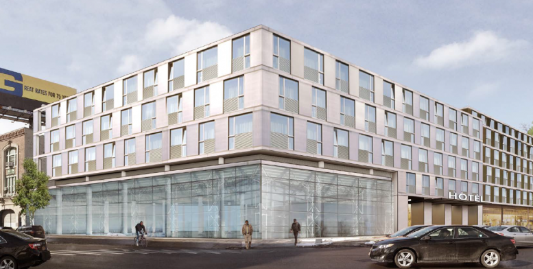 A conceptual rendering for 36-20 Steinway Street, via RKF