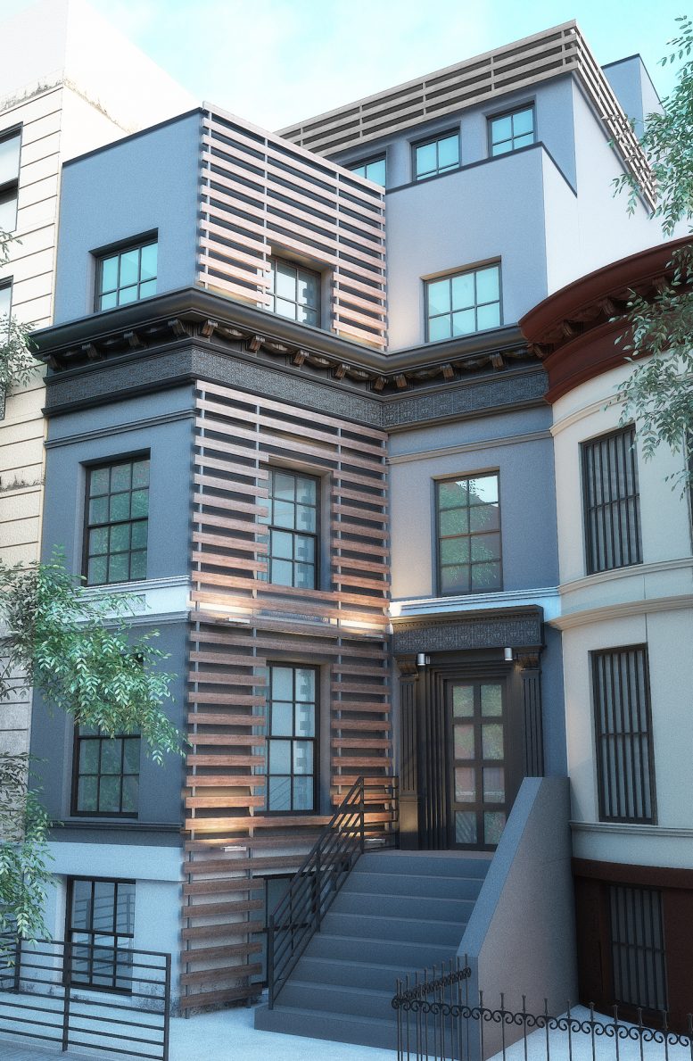 860 Macon Street. rendering by J Goldman Design