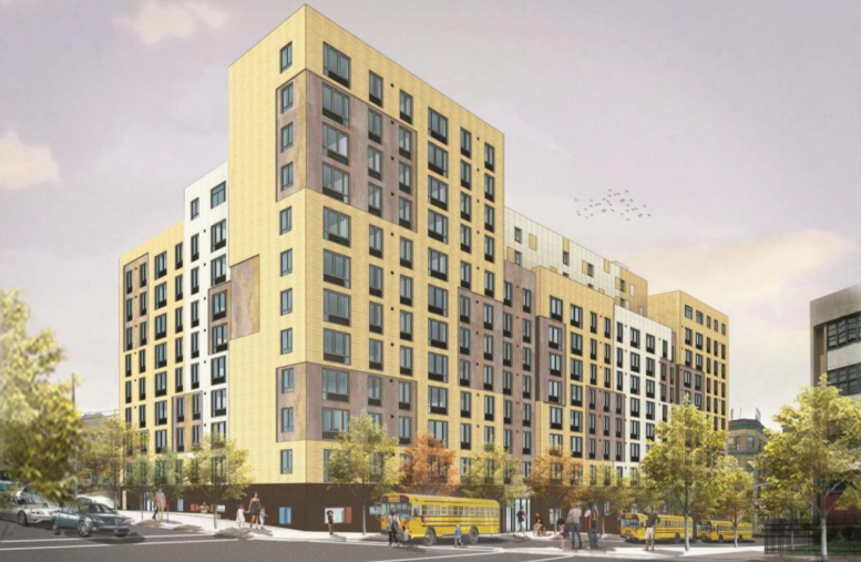 600 East 156th Street. rendering via DCP