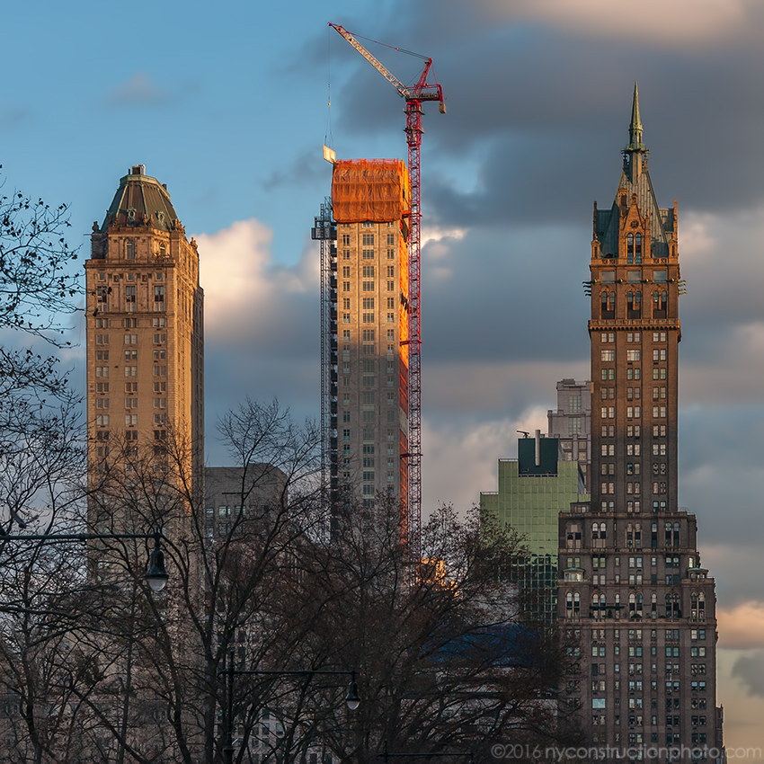 520 Park Avenue, flanked by the Pierre and the Sherry-Netherland. Photo by ILNY via YIMBY Forums