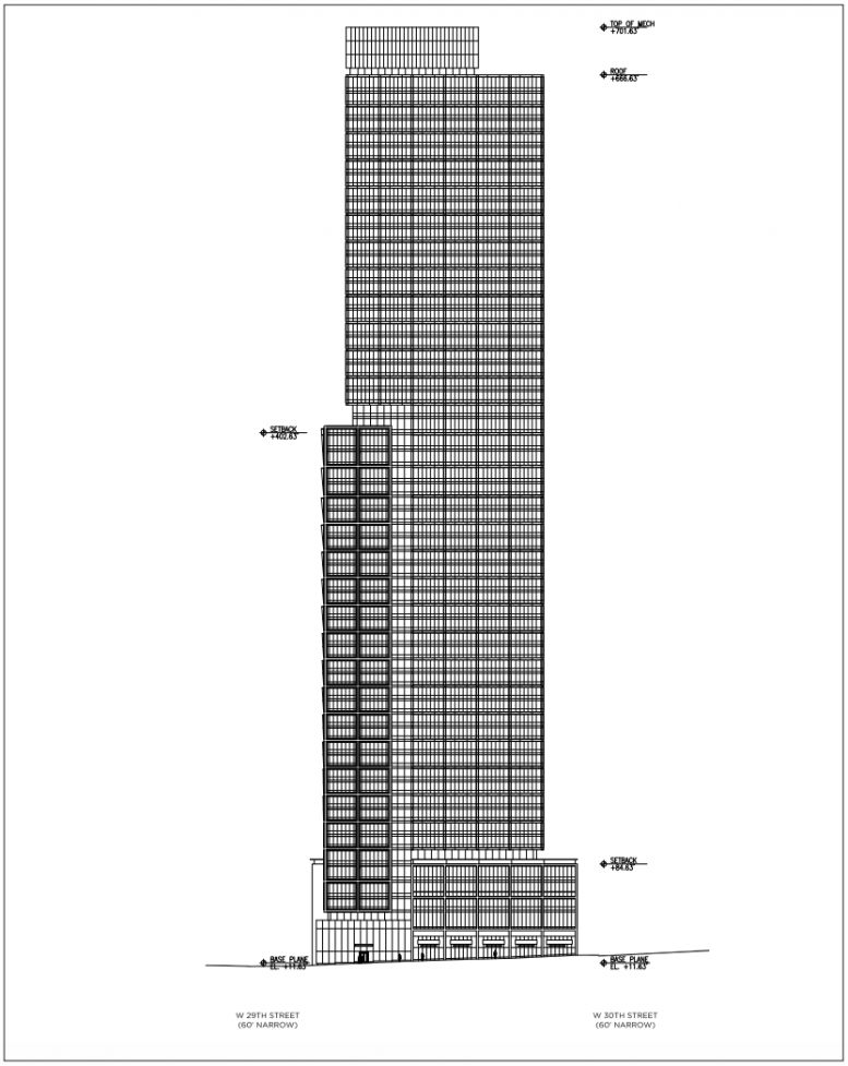 Site B of Block 675, Plans by FXFowle