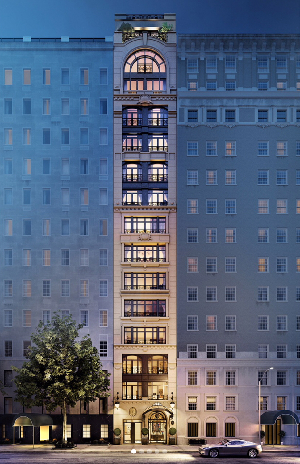 27 East 79th Street, rendering by H.T.O. Architects