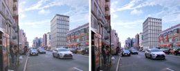 419 Broadway, (Left) Design Proposed October (Right) Accepted Design, rendering by Morris Adjmi