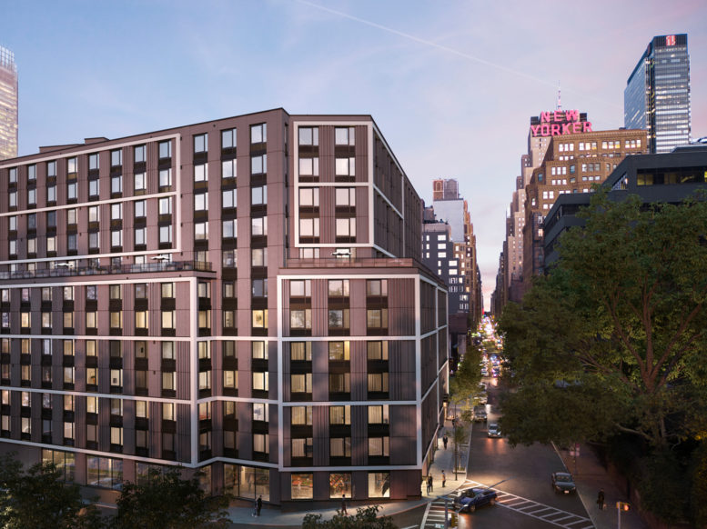 411 West 35th Street Hero View, Rendering by Binyan Studios