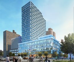 Site 4 North of Essex Crossing, 180 Broome Street, rendering by Handel Architects