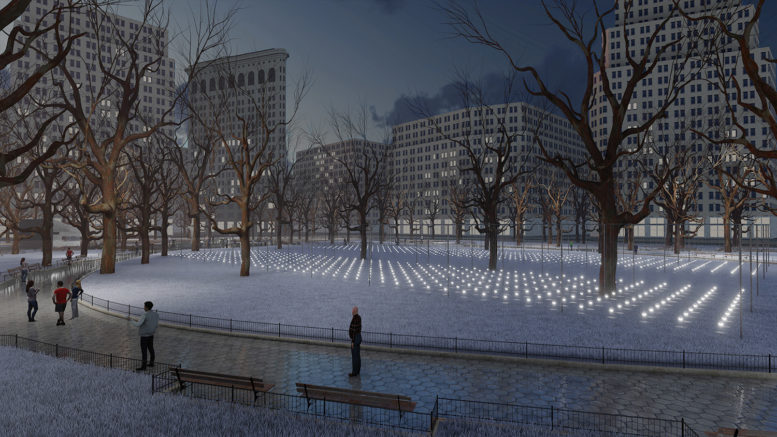 Whiteout on Oval Lawn, rendering by Edwin Redl
