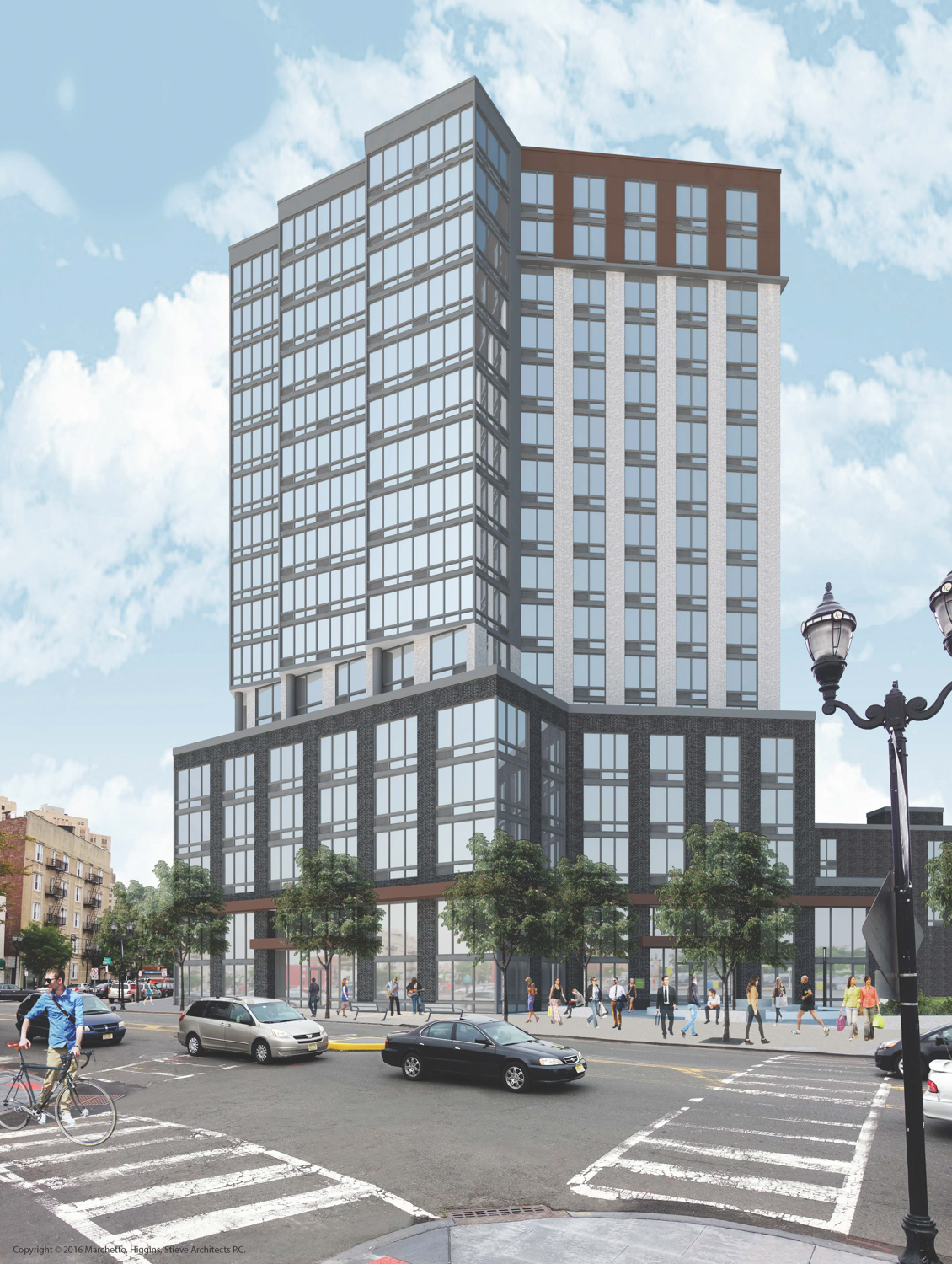 16-Story Project Revealed at 711 Montgomery Street, Jersey City - New