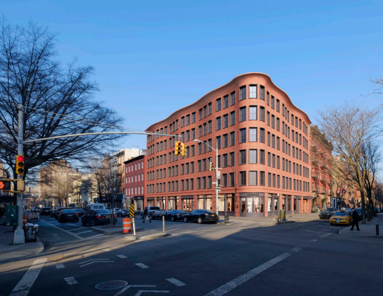 Updated design for 540 Hudson Street, design by Morris Adjmi Architects